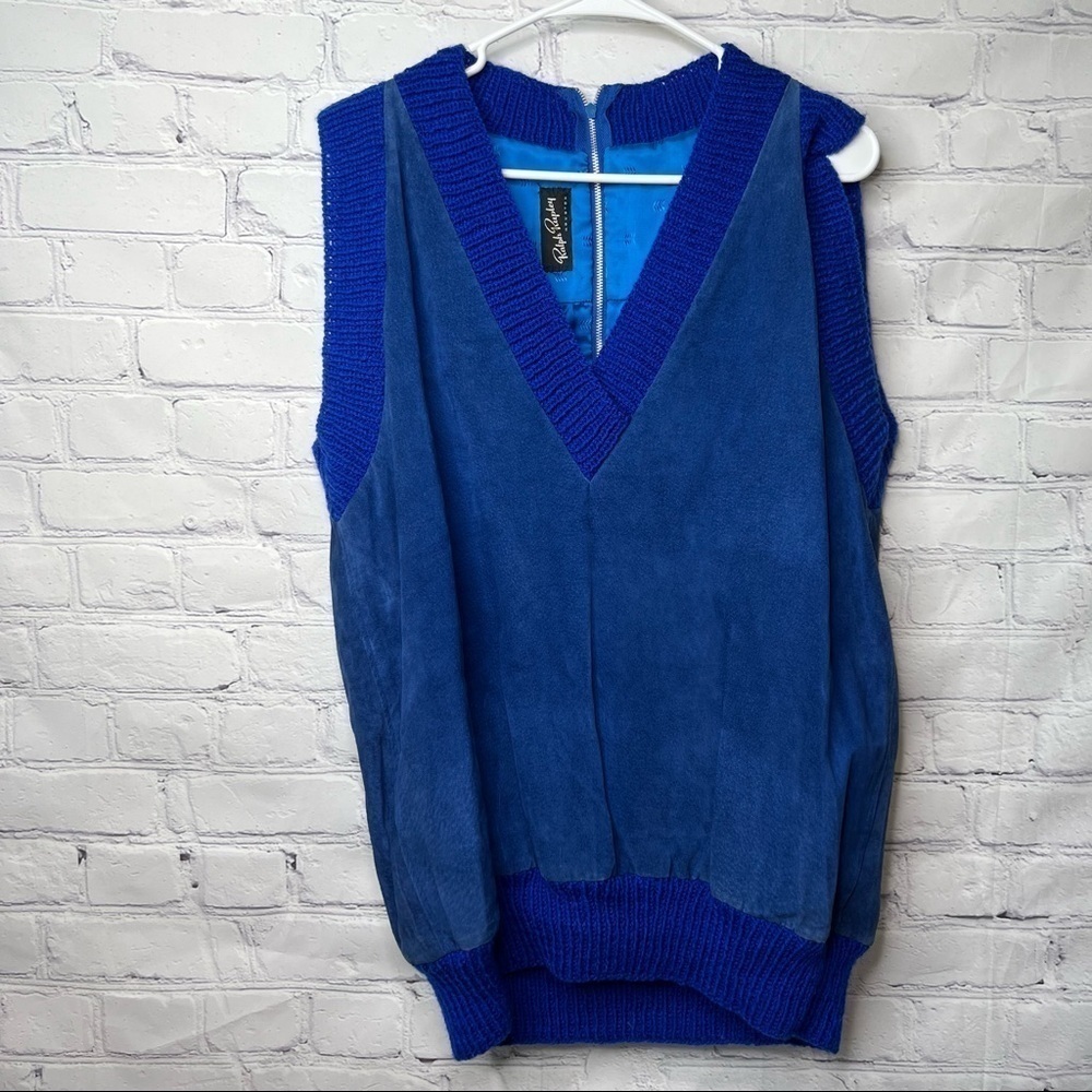 Ralph Rupley Houston Suede Vest Large